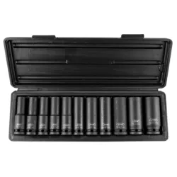 SET 11 CHAVES DE IMPACTO HEXAGONAIS 1/2" JBM