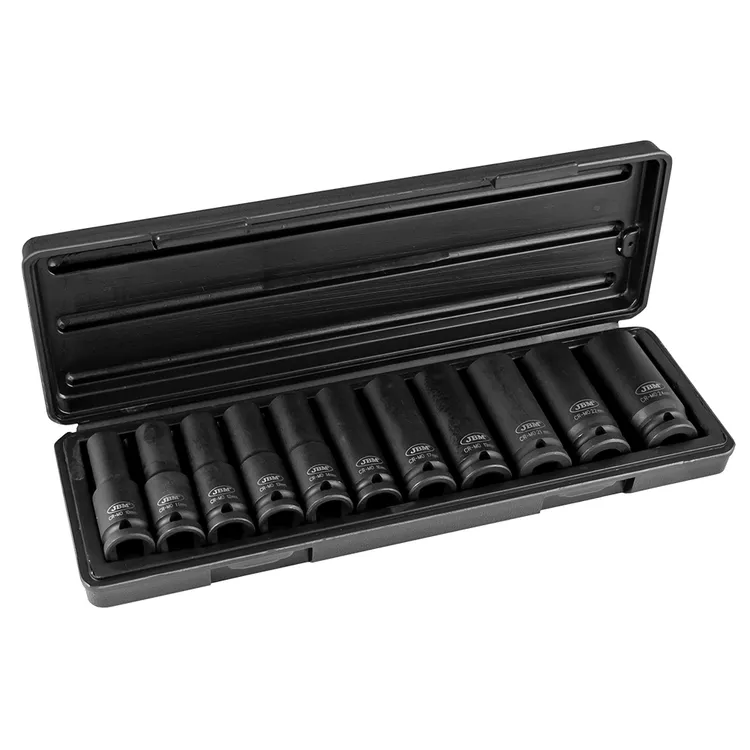 SET 11 CHAVES DE IMPACTO HEXAGONAIS 1/2" JBM