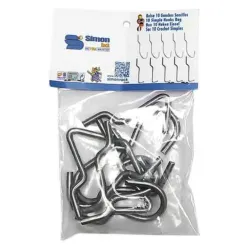 CONJ. DE 10 GANCHOS SIMPLES P/ PAINEL PERFURADO SIMONRACK