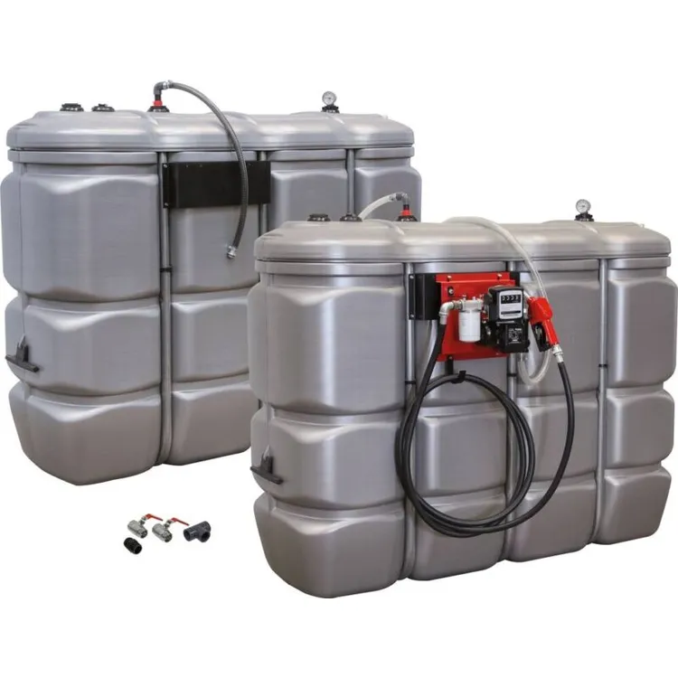 KIT 2X2000L GASÓLEO PEHD DUPLA PAREDE DRAKKAR