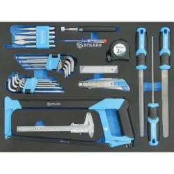 MOBILIÁRIO OFICINA 4 ELEMENTOS TAMPO INOX 38MM 247 FERRAMENTAS STILKER