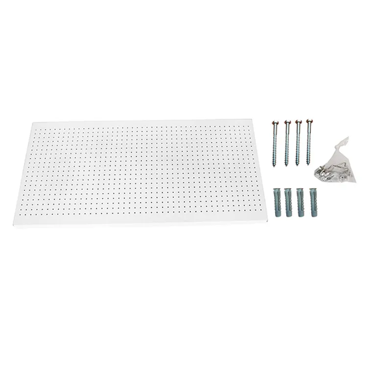 PAINEL DE PAREDE PERFUR. 1200X600 BRANCO +8 GANCHO