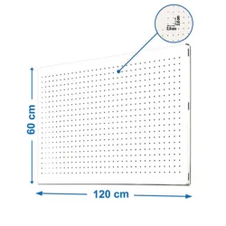 PAINEL PERFURADO 1200 X 600 BRANCO SIMON RACK