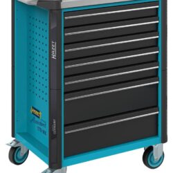 Carro de ferramentas com 7 gavetas HAZET 1020mm aço inoxidável 540kg carga