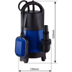 BOMBA SUBMERSÍVEL PVC 550W FLUTUADOR DRAKKAR