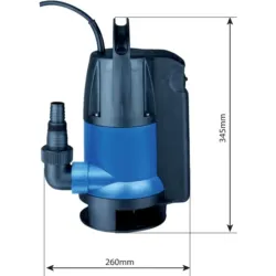 BOMBA SUBMERSÍVEL PVC 550W FLUTUADOR INTEGRADO DRAKKAR