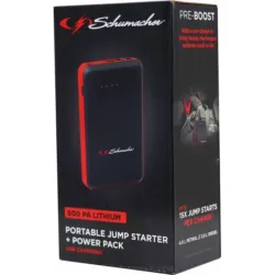 BOOSTER ARRANQUE 12V 600A 6500MAH SCHUMACHER