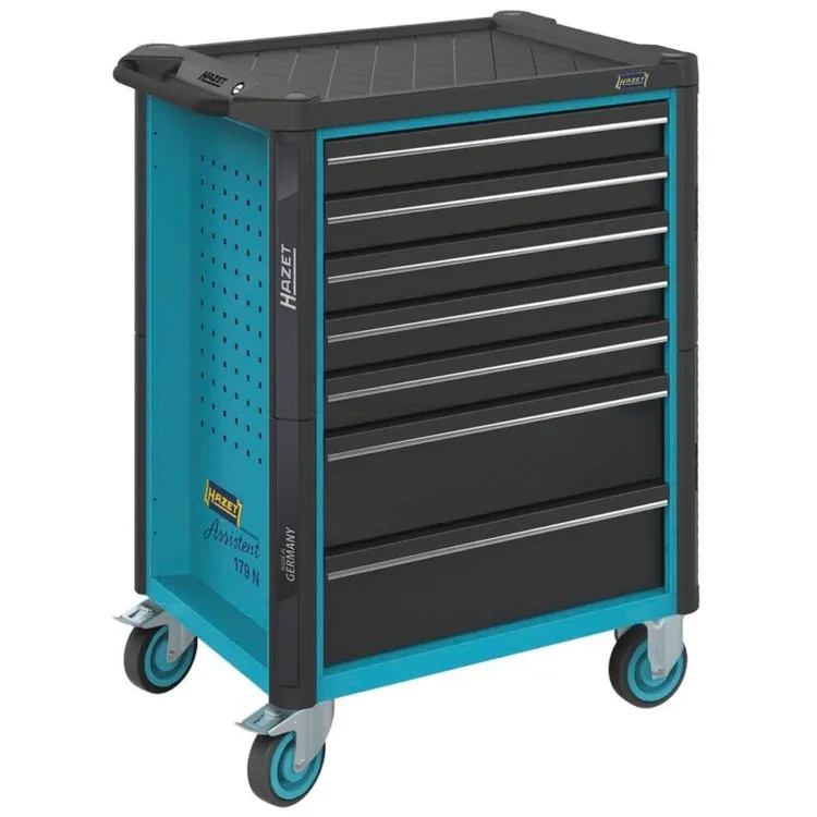 Carro de Ferramentas 7 Gavetas Inox HAZET 785x518x1020mm Aço Inoxidável 1000kg