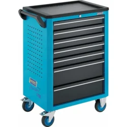 Carro de ferramentas HAZET 7 gavetas azul/preto
