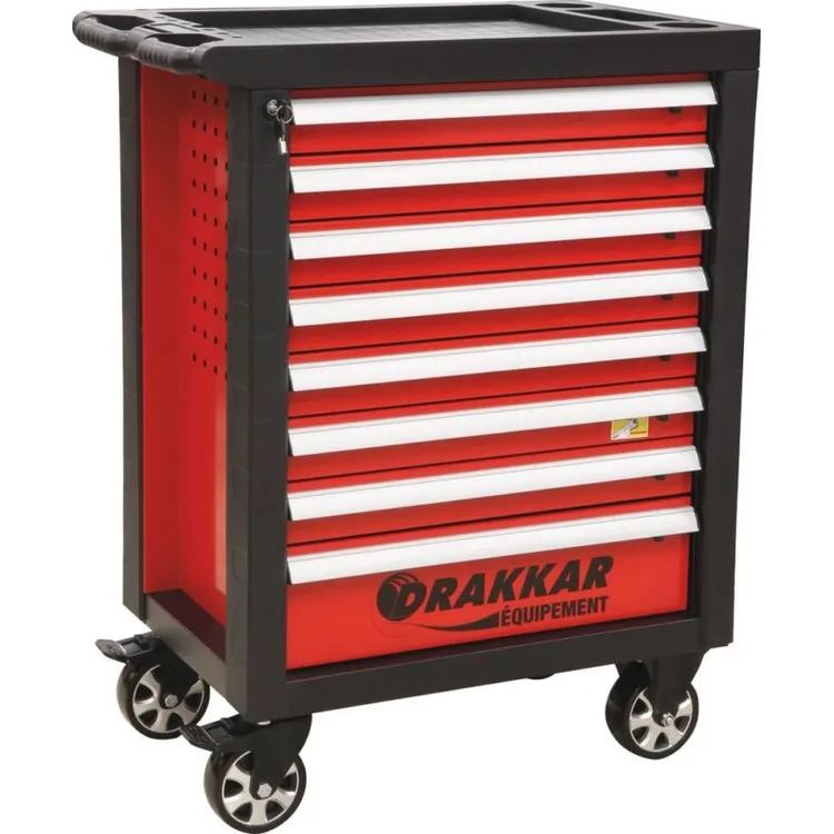 CARRO FERRAMENTAS 8 GAVETAS TAMPO ABS DRAKKAR CARRO FERRAMENTAS 8 GAVETAS TAMPO ABS DRAKKAR