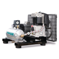 Compressor de Pistão AIRCRAFT 753/13/15 15 Bar 400V 4kW