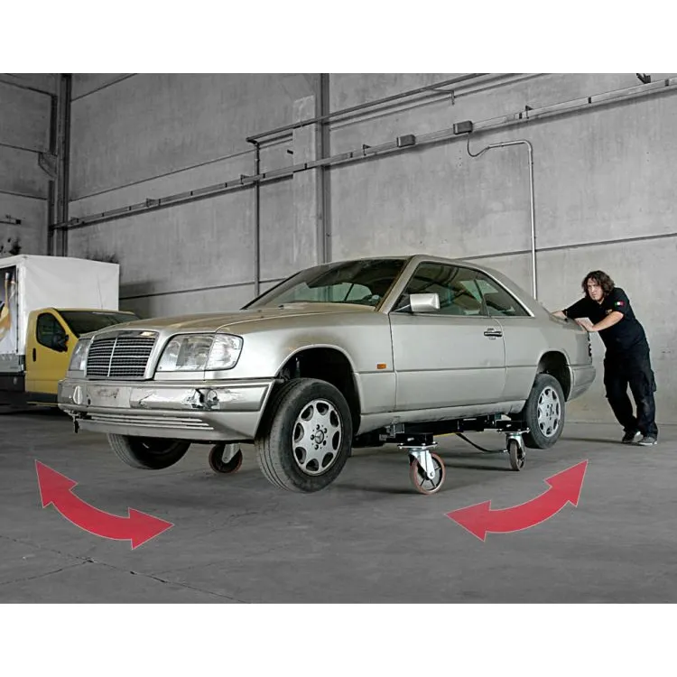 ELEVADOR TESOURA MÓVEL COM RODÍZIOS 3T