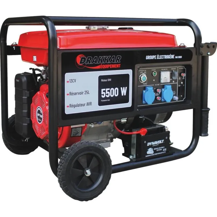 GERADOR AVR 5500W GASOLINA DRAKKAR