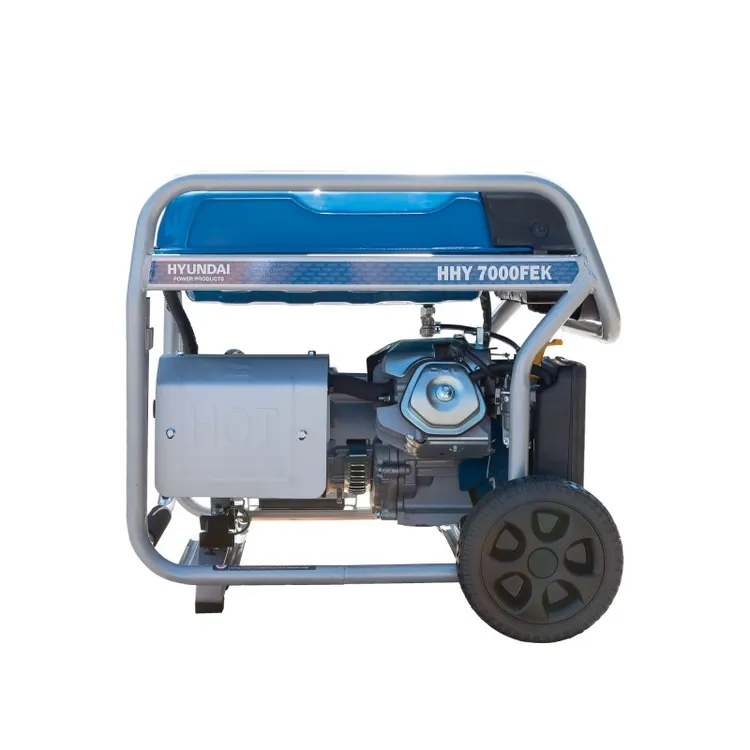GERADOR GASOLINA MONOFÁSICO 6,5KW HHY7000FEK HYUNDAI