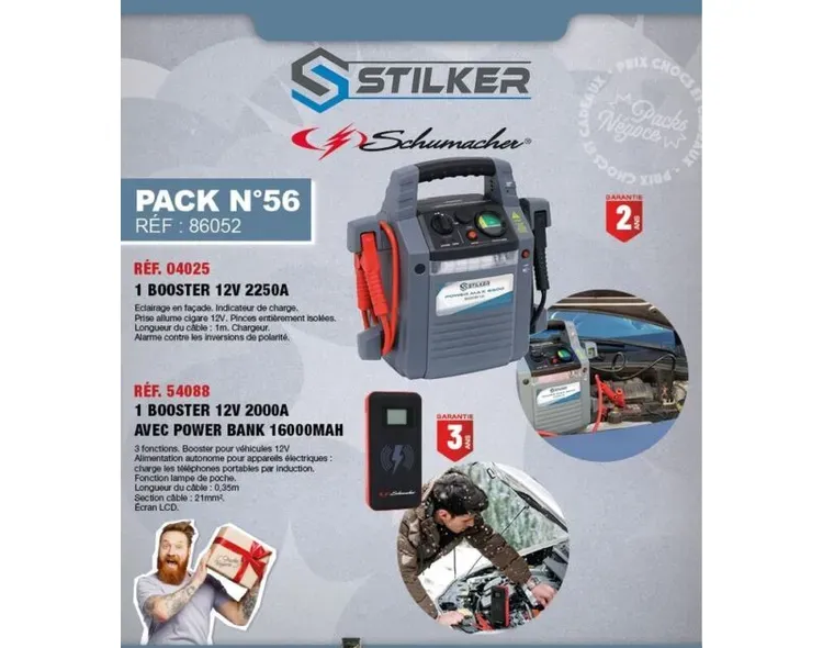 PACK BOOSTERS 12V 2250A 2000A WHISKY STILKER PACK BOOSTERS 12V 2250A 2000A WHISKY STILKER