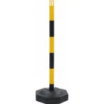 POSTE SINALIZAÇÃO 850MM PRETO/AMARELO VINMER