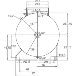 RESERVATÓRIO DE AR COMPRIMIDO ACDB 200/10 AIRCRAFT