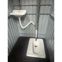 WC METÁLICO LACADO 1M2 SANITA TURCA IMX