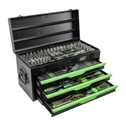 CAIXA METÁLICA COM FERRAMENTAS DE 143 PEÇAS JBM