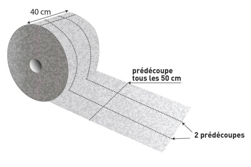 ROLO ABSORVENTE TODOS LÍQUIDOS 400MM 25M