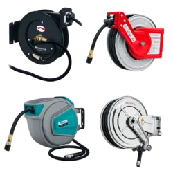 ENROLADORES DE MANGUEIRA DE AR COMPRIMIDO