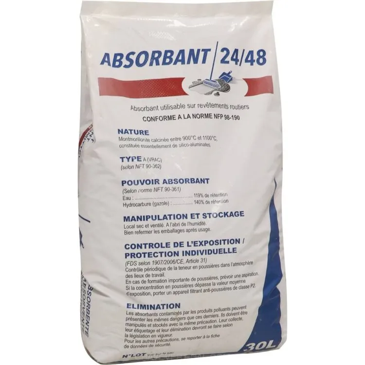 ABSORVENTE MINERAL ARGILA NATURAL 30L