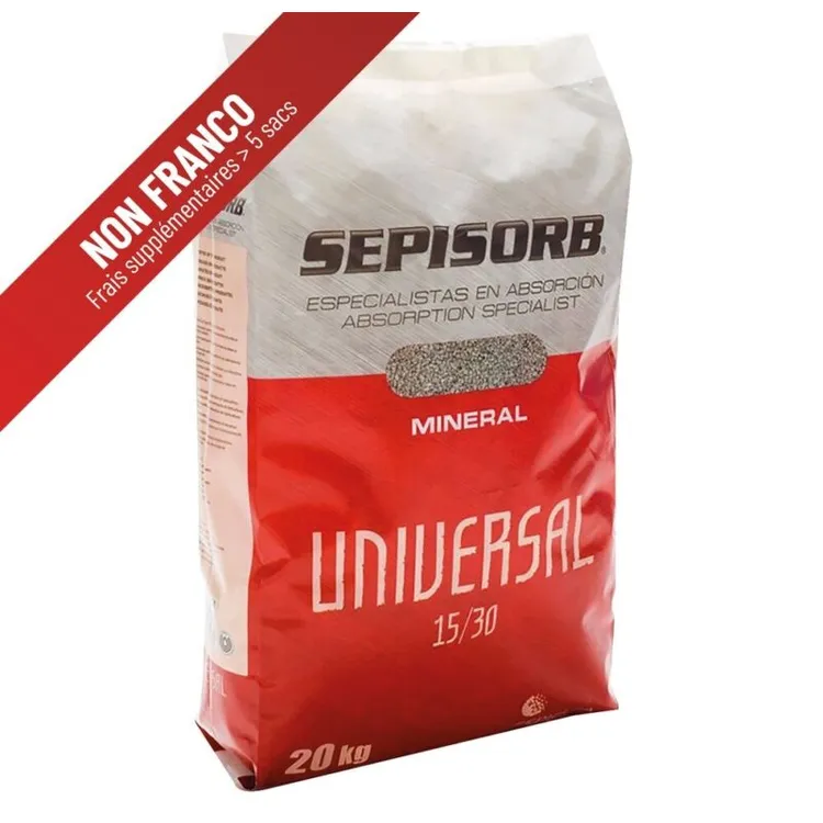 ABSORVENTE MINERAL SEPIOLITE 40L 20KG