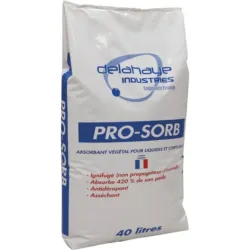 ABSORVENTE VEGETAL GRANULADO 40L 8KG