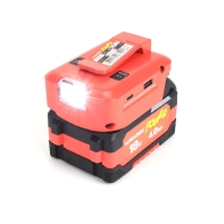 ADAPTADOR COM LANTERNA USB 18V MADER