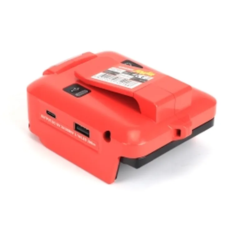 ADAPTADOR COM LANTERNA USB 18V MADER