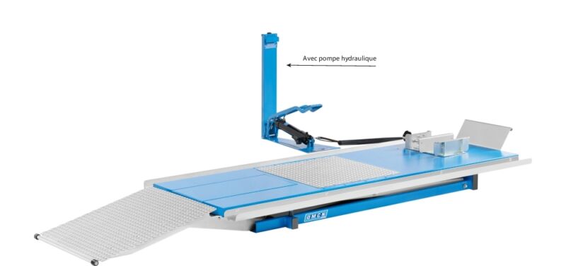 MESA ELEVATÓRIA HIDRÁULICA FIXA 500KG PARA MOTOS OCMN