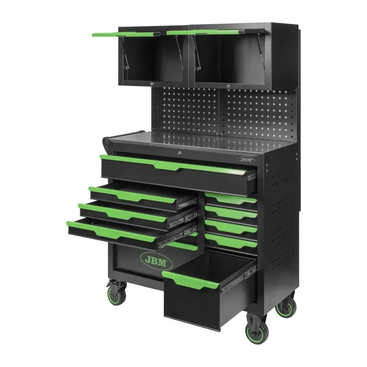 CARRO FERRAMENTAS 11 GAVETAS PAINÉIS ARMÁRIOS JBM