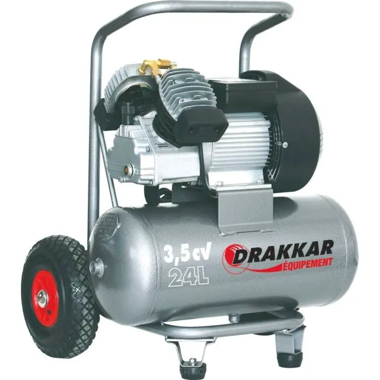COMPRESSOR 24L 3.5CV 230V DRAKKAR COMPRESSOR 24L 3.5CV 230V DRAKKAR