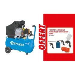 COMPRESSOR COAXIAL 24L 2CV 230V STILKER
