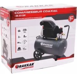 COMPRESSOR COAXIAL 50L 2CV 230V DRAKKAR