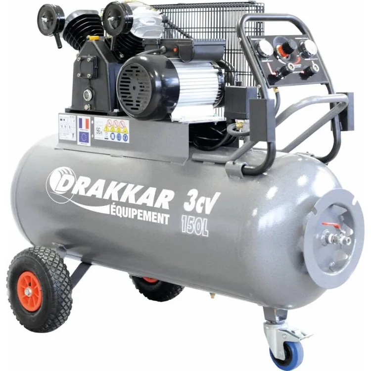 COMPRESSOR CORREIA 150L 3CV 400V DRAKKAR
