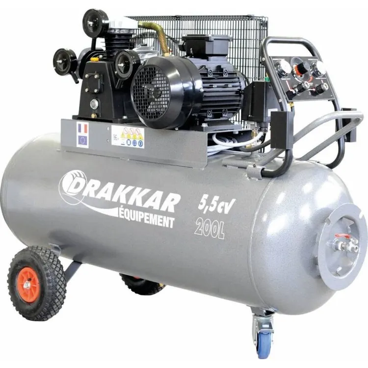 COMPRESSOR CORREIA 200L 5.5CV 400V DRAKKAR
