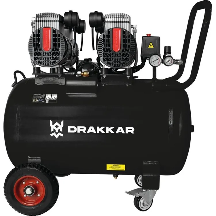 COMPRESSOR SILENCIOSO 100L 4CV 230V DRAKKAR