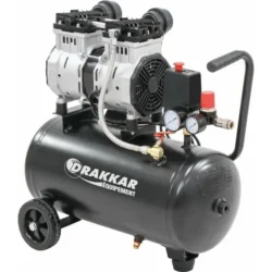 Compressor silencioso 24L 1.5CV 230V DRAKKAR