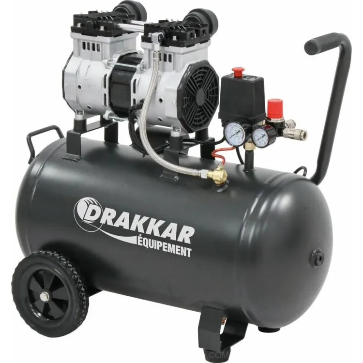 COMPRESSOR SILENCIOSO 50L 2CV 230V DRAKKAR