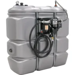 DEPÓSITO GASÓLEO GALVANIZADO 1500L BOMBA PIUSI