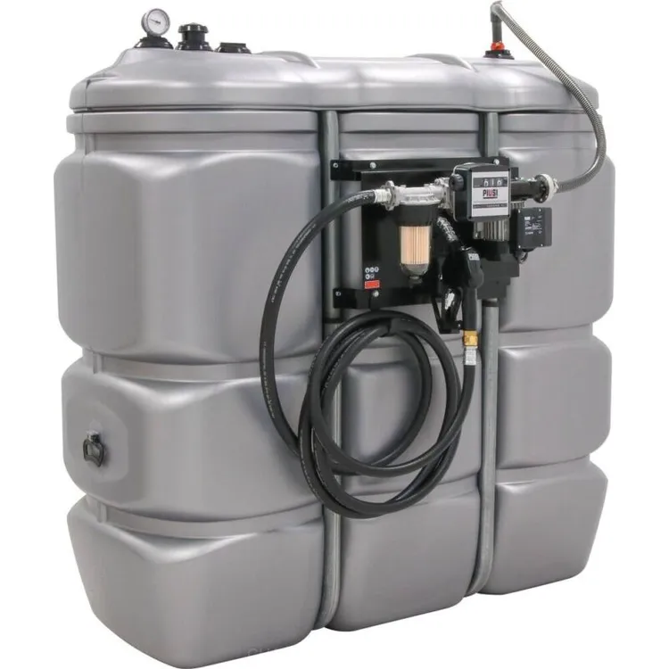 DEPÓSITO GASÓLEO GALVANIZADO 1500L BOMBA PIUSI