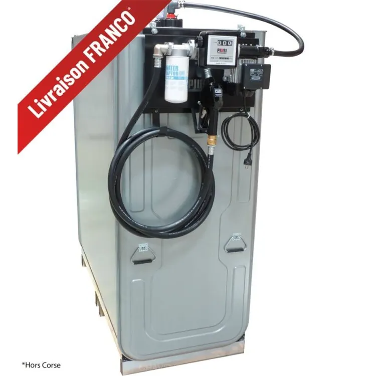 DEPÓSITO GASÓLEO GALVANIZADO 1500L FILTRO PIUSI