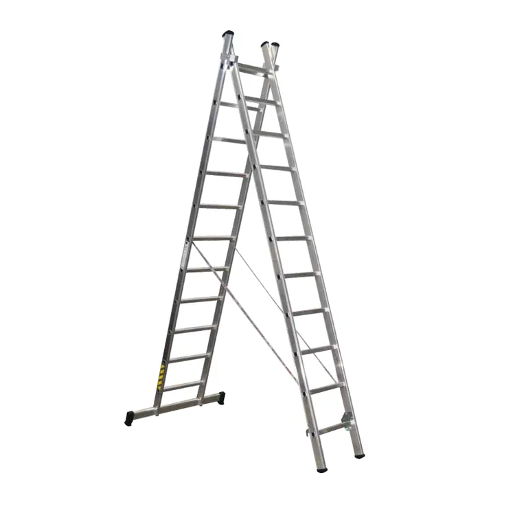 ESCADA DUPLA ALUMINIO L66 C/ 3+3 METROS