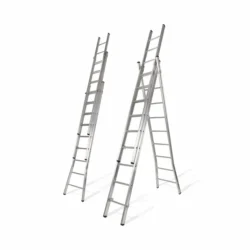 Escada Tripla VITO ETR25 3x8 Degraus 2.25m 6.03m