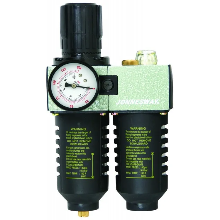 FILTRO LUBRIFICADOR C/ REGULADOR DE PRESSÃO JONNESWAY