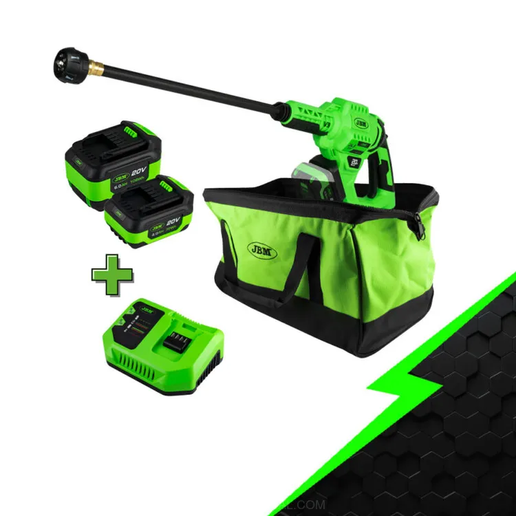 HIDROLIMPADORA PRESSÃO BATERIA KIT COMPLETO JBM