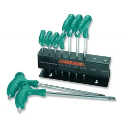 JOGO 9 CHAVES TORX TAMPERPROOF JONNESWAY