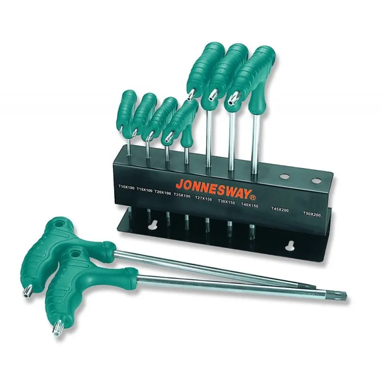 JOGO 9 CHAVES TORX TAMPERPROOF JONNESWAY