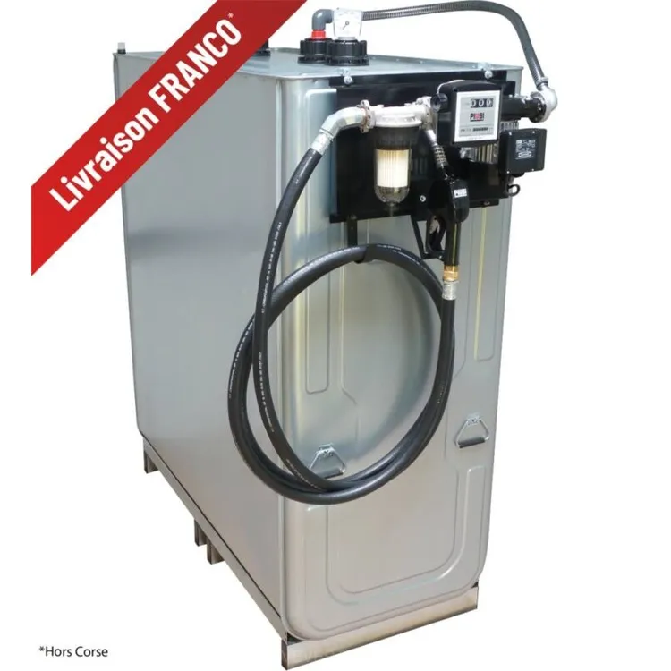 KIT 2 DEPÓSITOS GASÓLEO PEHD 1500L BOMBA DRAKKAR